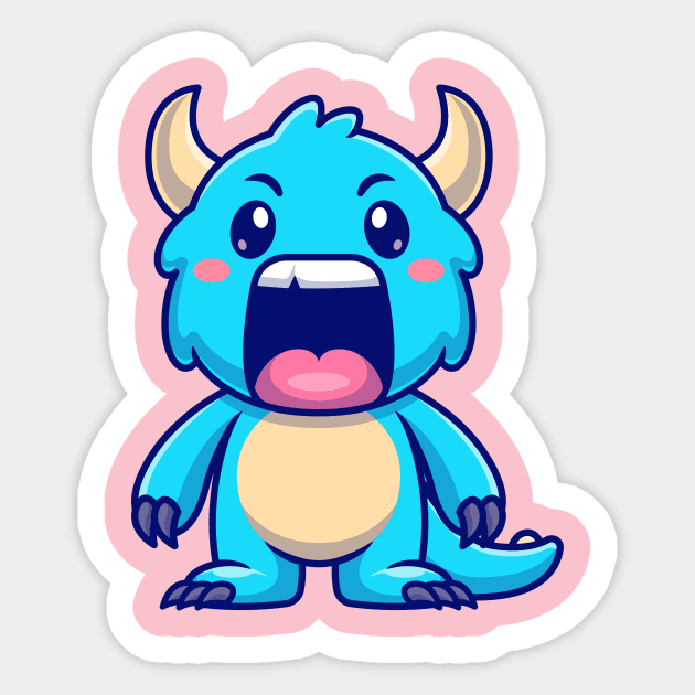 Cute Monster Kid Cartoon Sticker by Catalyst Labs